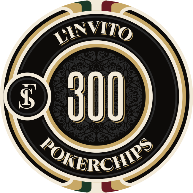 L'Invito Geschenkchip für 300 Pokerchips
